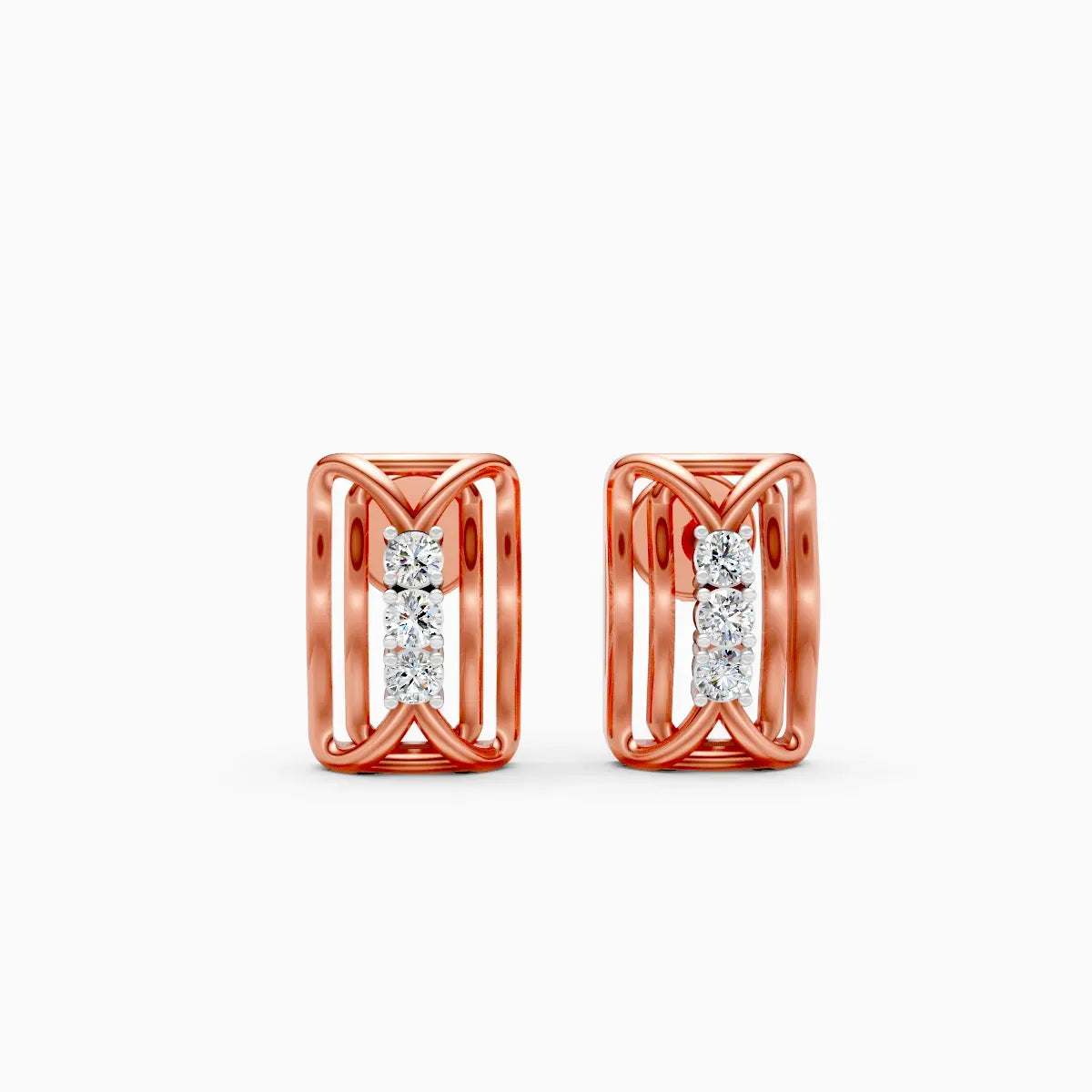 Mode | Chevron Vow Lab-Grown Diamond Studs