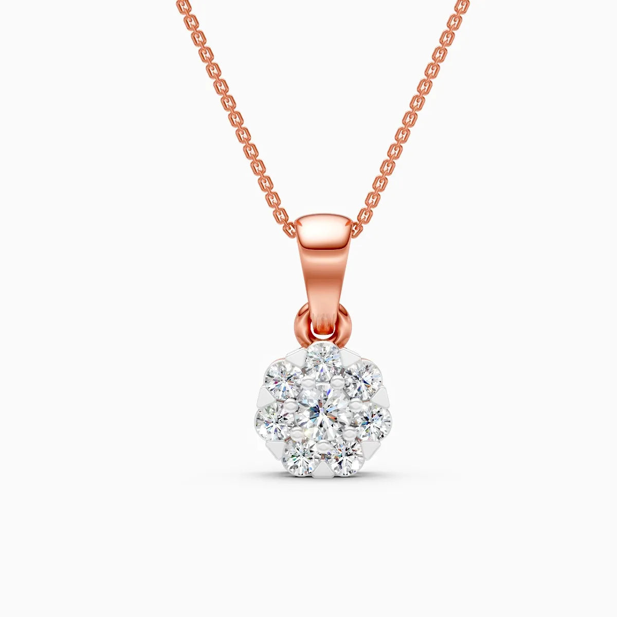 Flora | Circlet Lab-Grown Diamond Pendant - Nivara