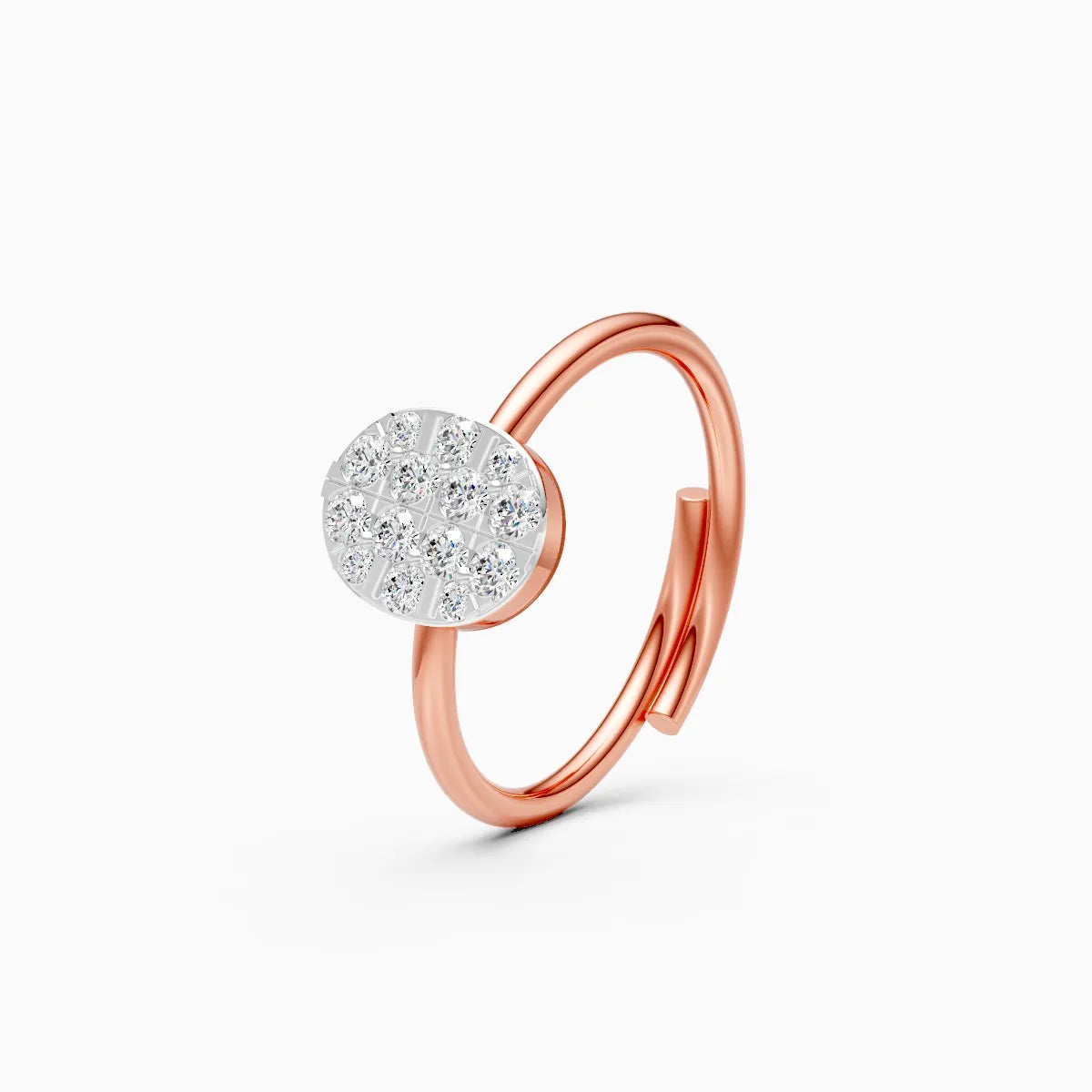 ��Celestia | Round Lab Grown Diamonds Oval Ring�� Rings VD_AYN��- Lab Grown Diamonds Jewellery