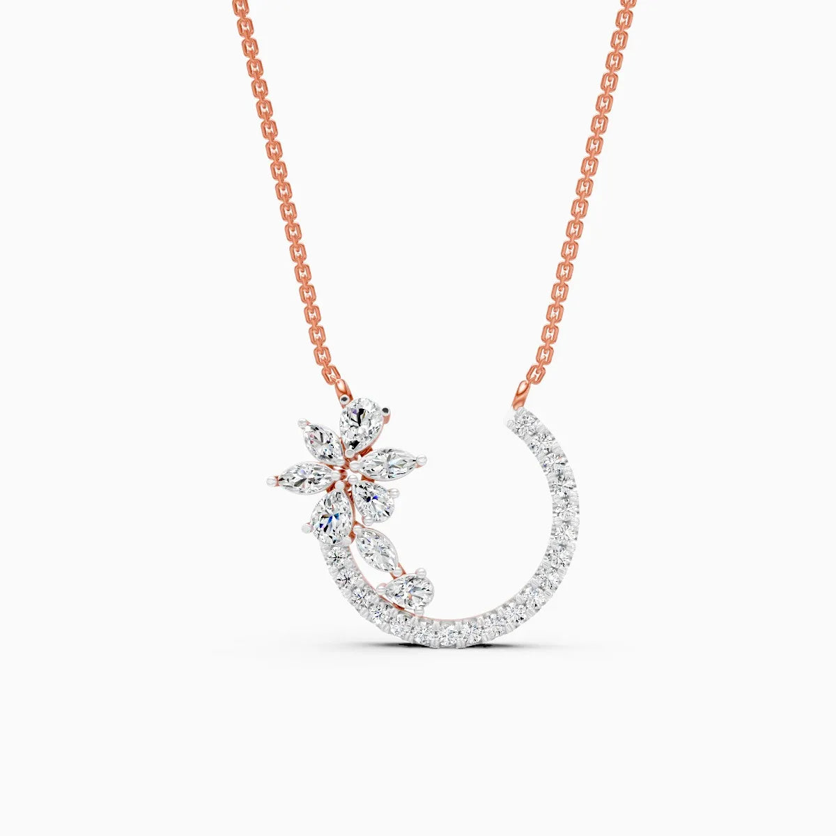 Flora | Bloom Lab-Grown Diamond Necklace - Nivara