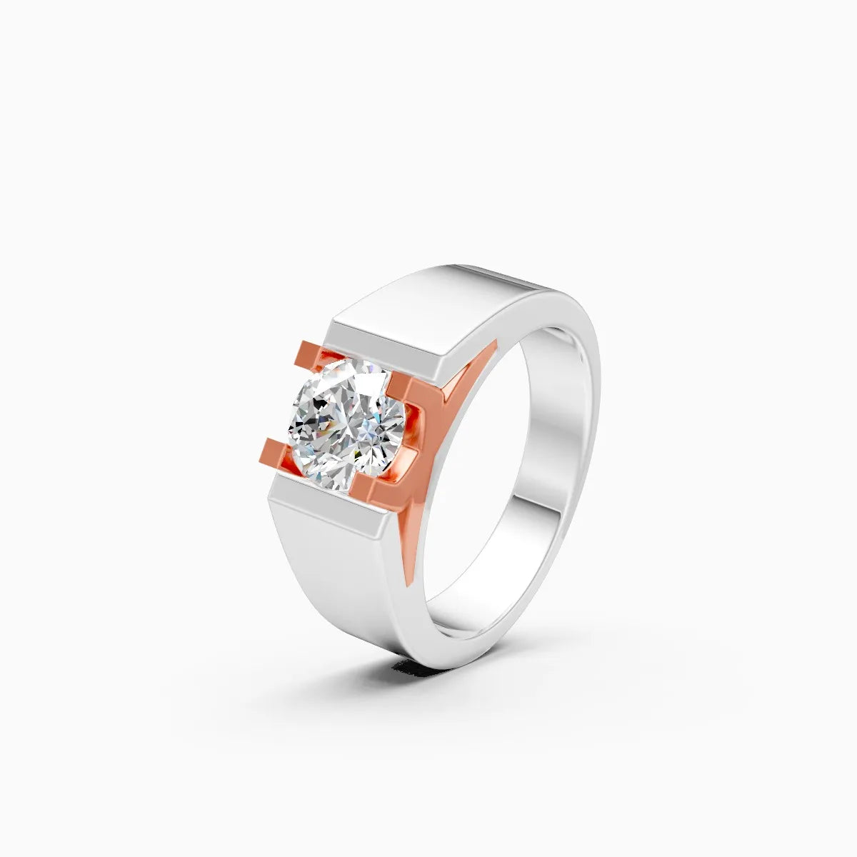 Mode | Quanta Men's Two-Tone Solitaire Ring