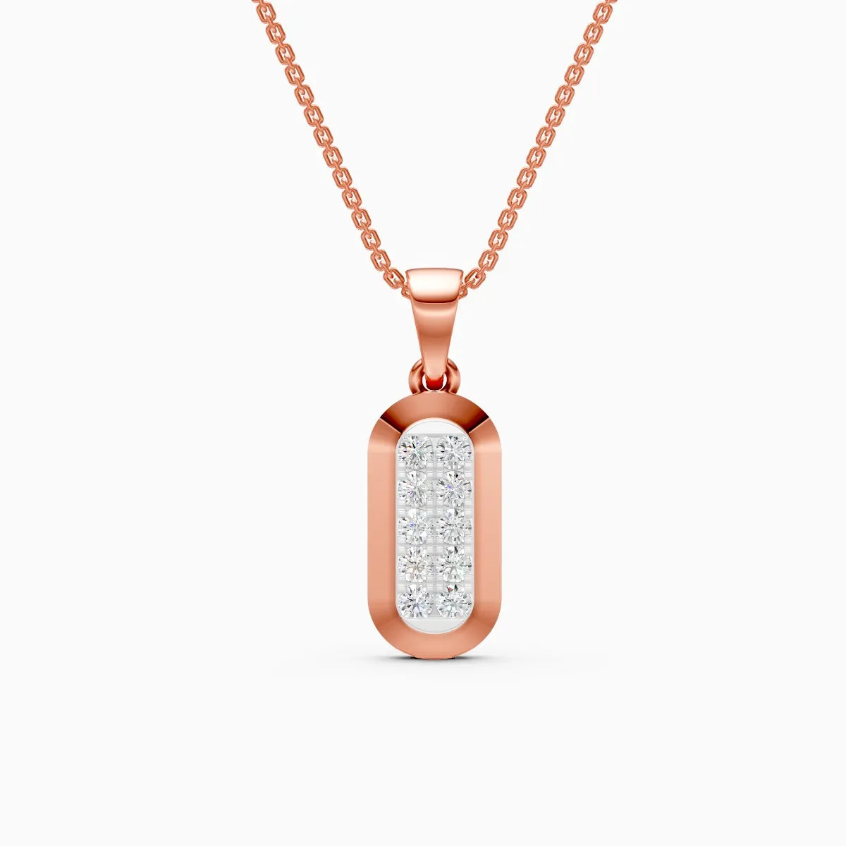Mode | Halo Drop Lab-Grown Diamond Pendant - Nivara