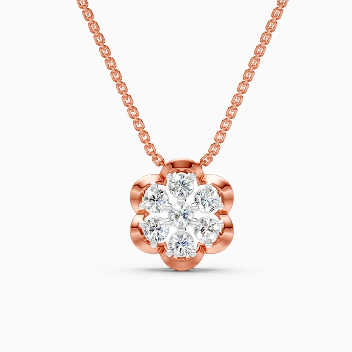 Flora | Vine Whisper Lab-Grown Diamond Pendant - Nivara