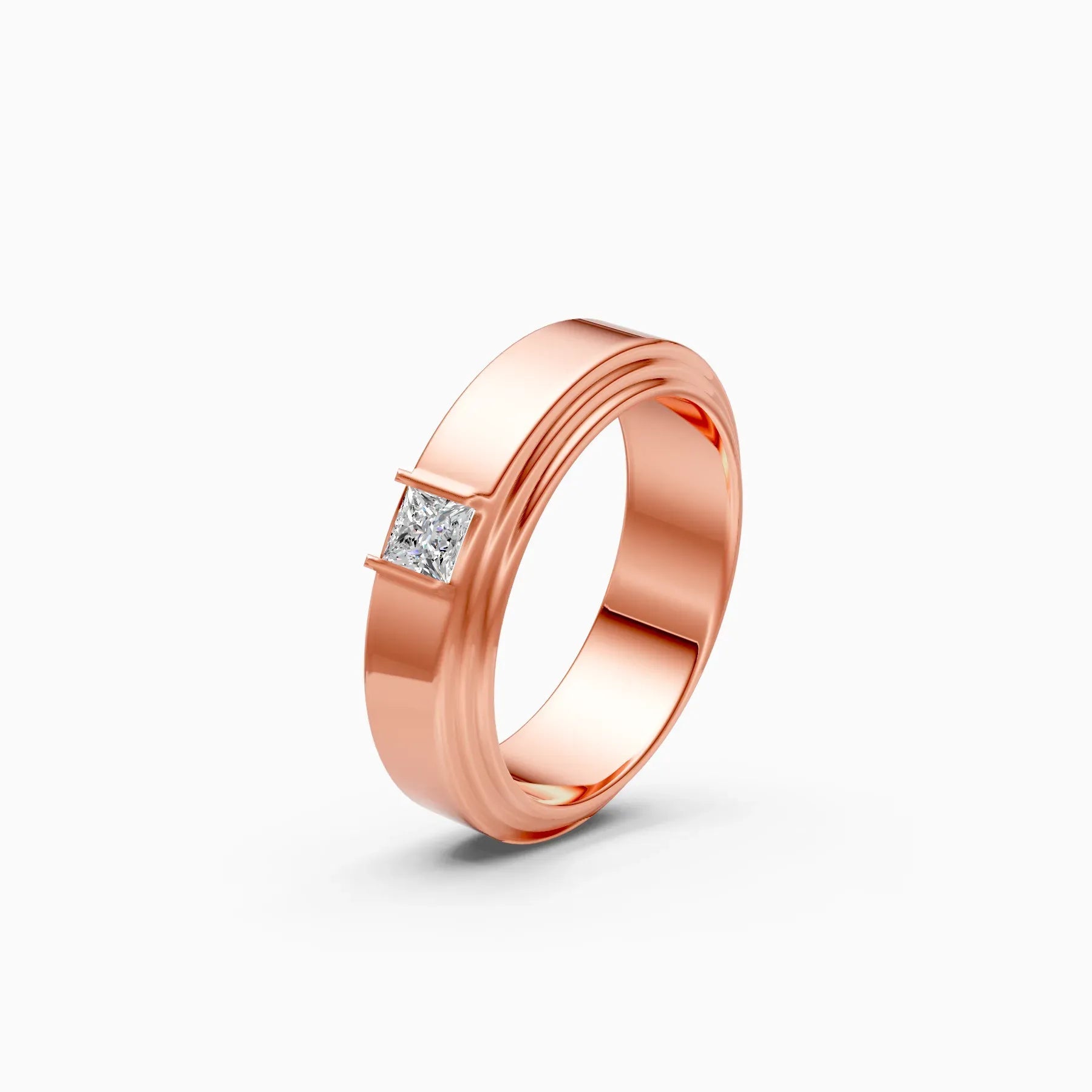 Veer | Prism Men's Princess-Cut Solitaire Ring