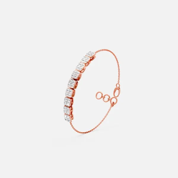Noor | Lumen Cluster Lab-Grown Diamond Bracelet - Nivara