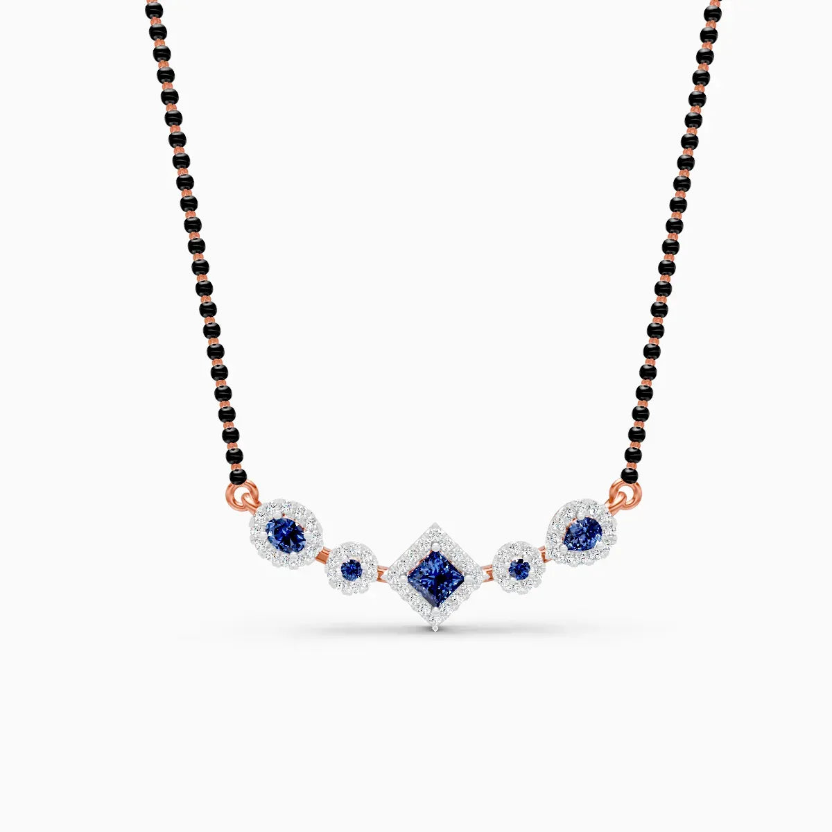 Mira | Halo Light Lab-Grown Diamond Mangalsutra