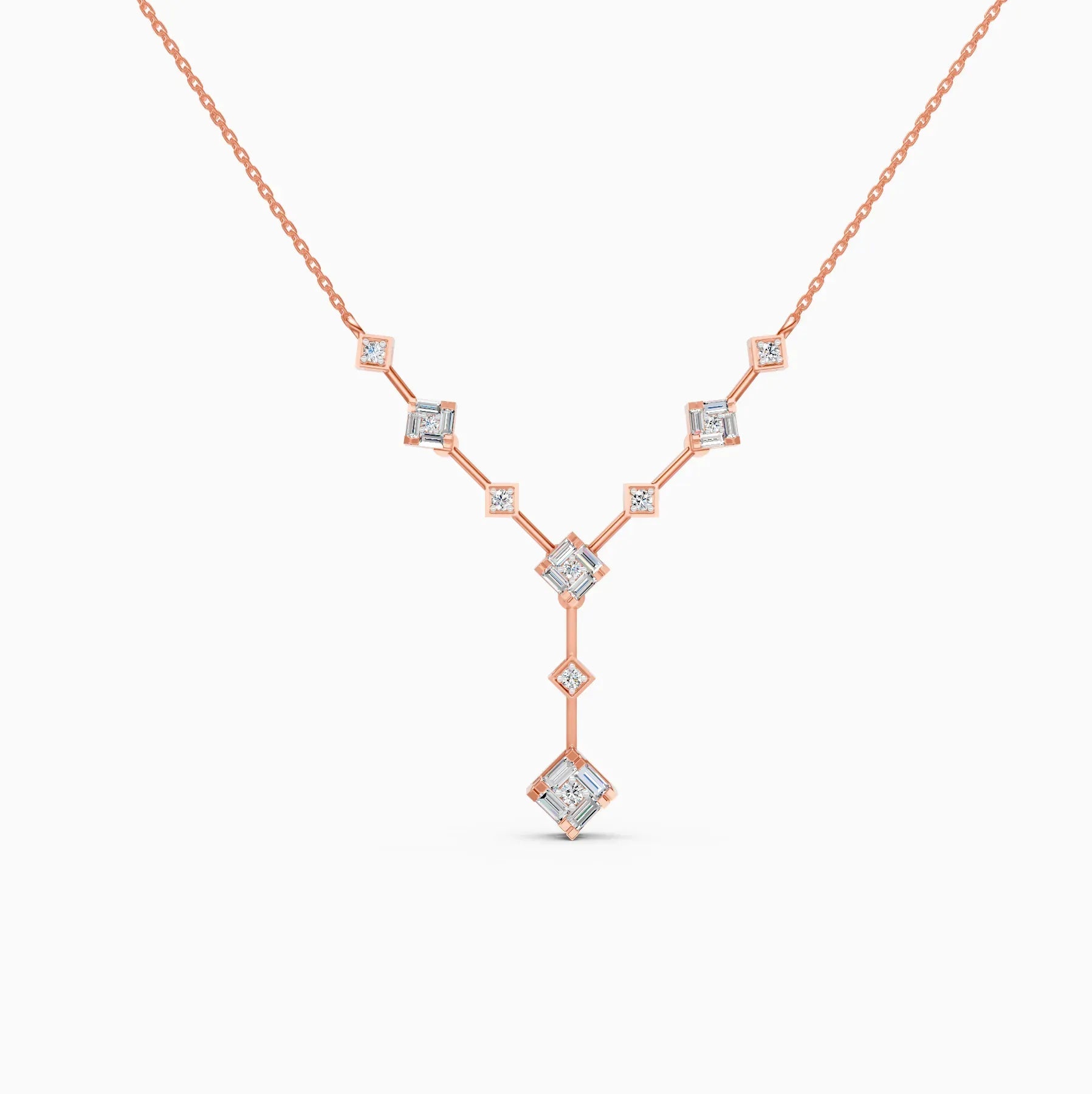 Rupak | Toi et Moi Lab-Grown Diamond Necklace - Nivara