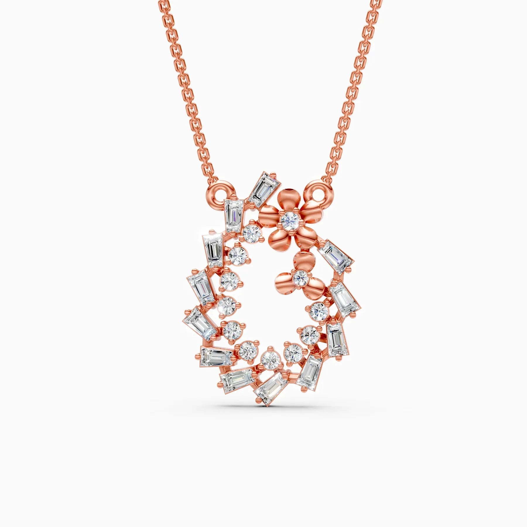 Aarya | Helix Lab-Grown Diamond Pendant - Nivara
