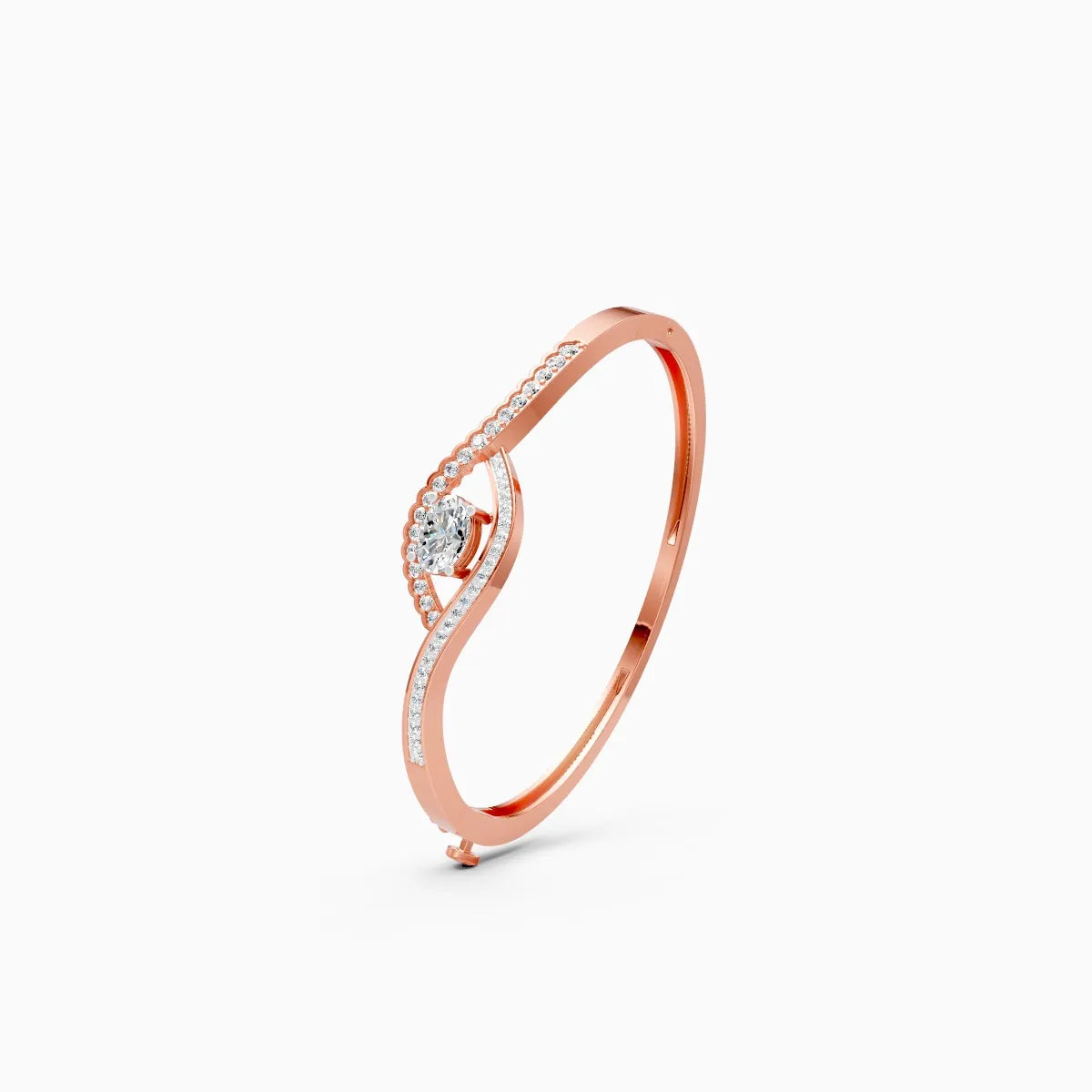 Vora | Vora Line Lab-Grown Diamond Kada - Nivara