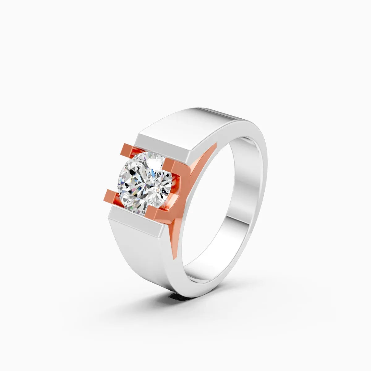 Veer | Stellar Men's Classic Round Solitaire Ring