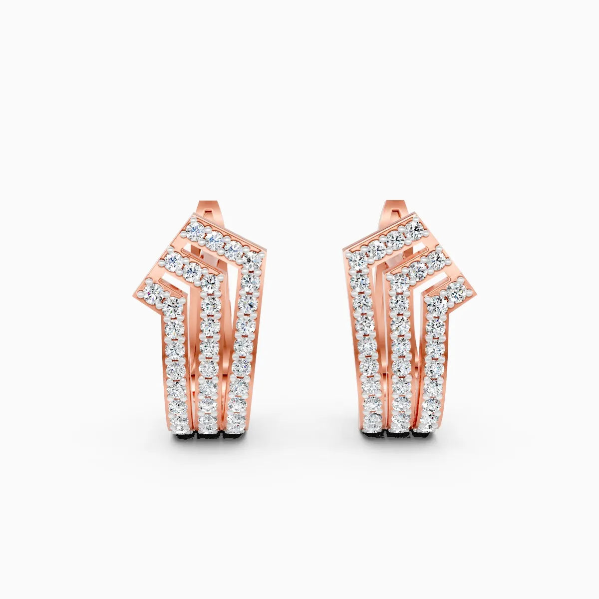 Mode | Hex Note Lab-Grown Diamond Earrings