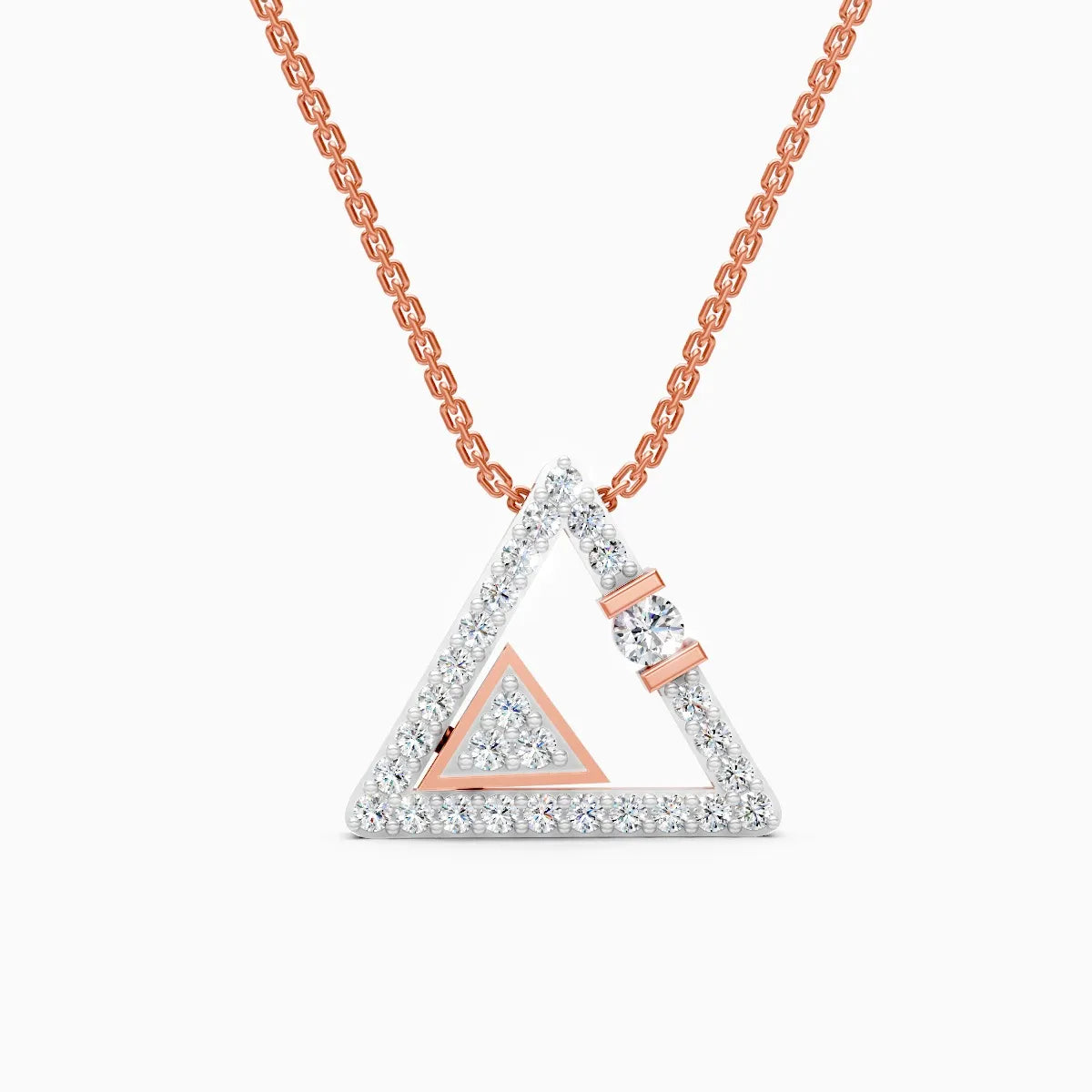 Rupak | Trilight Lab-Grown Diamond Pendant - Nivara