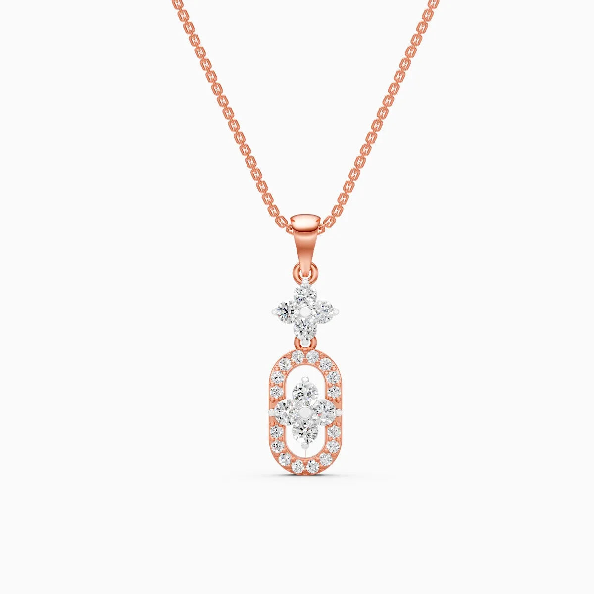 Flora | Petal Lab-Grown Diamond Pendant - Nivara