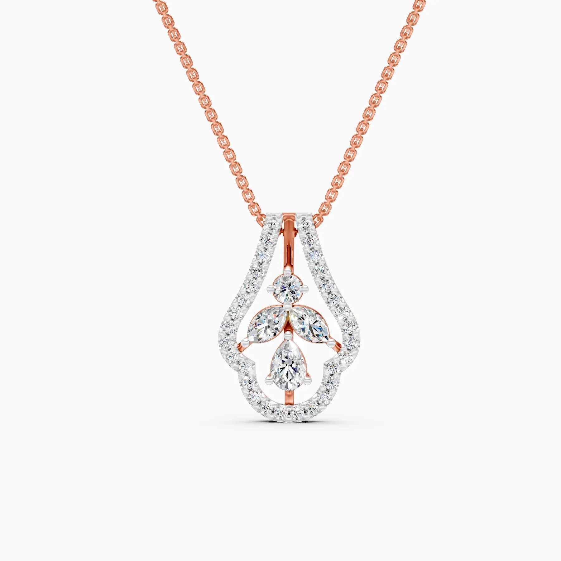 Flora | Petal Bloom Lab-Grown Diamond Necklace - Nivara