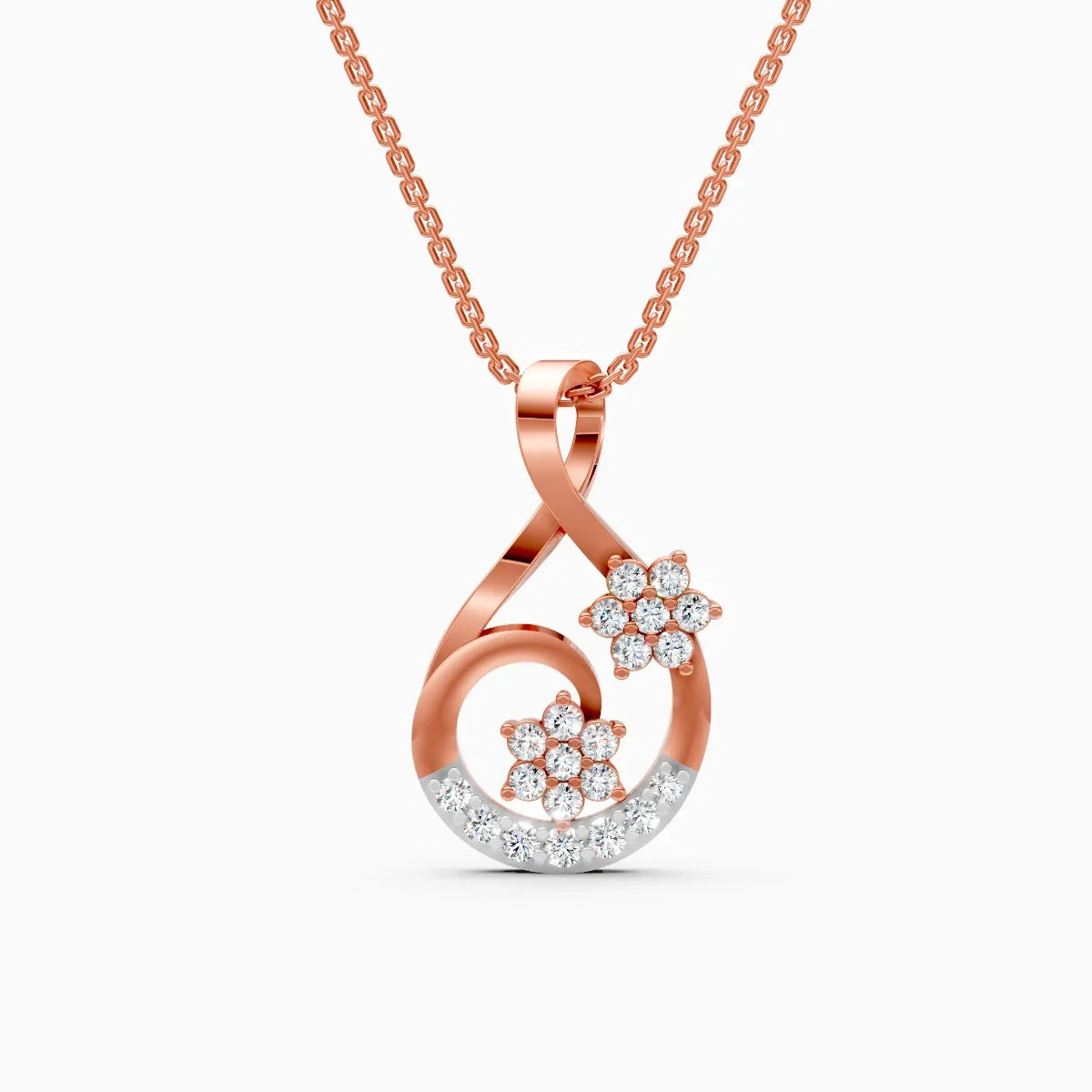 Flora | Petal Glide Lab-Grown Diamond Pendant - Nivara