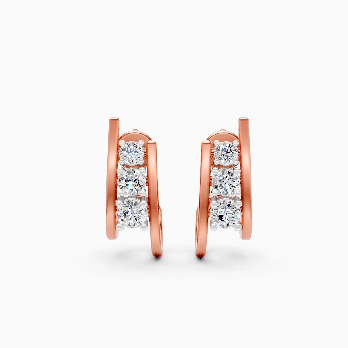 Mode | Underline Lab-Grown Diamond Earrings