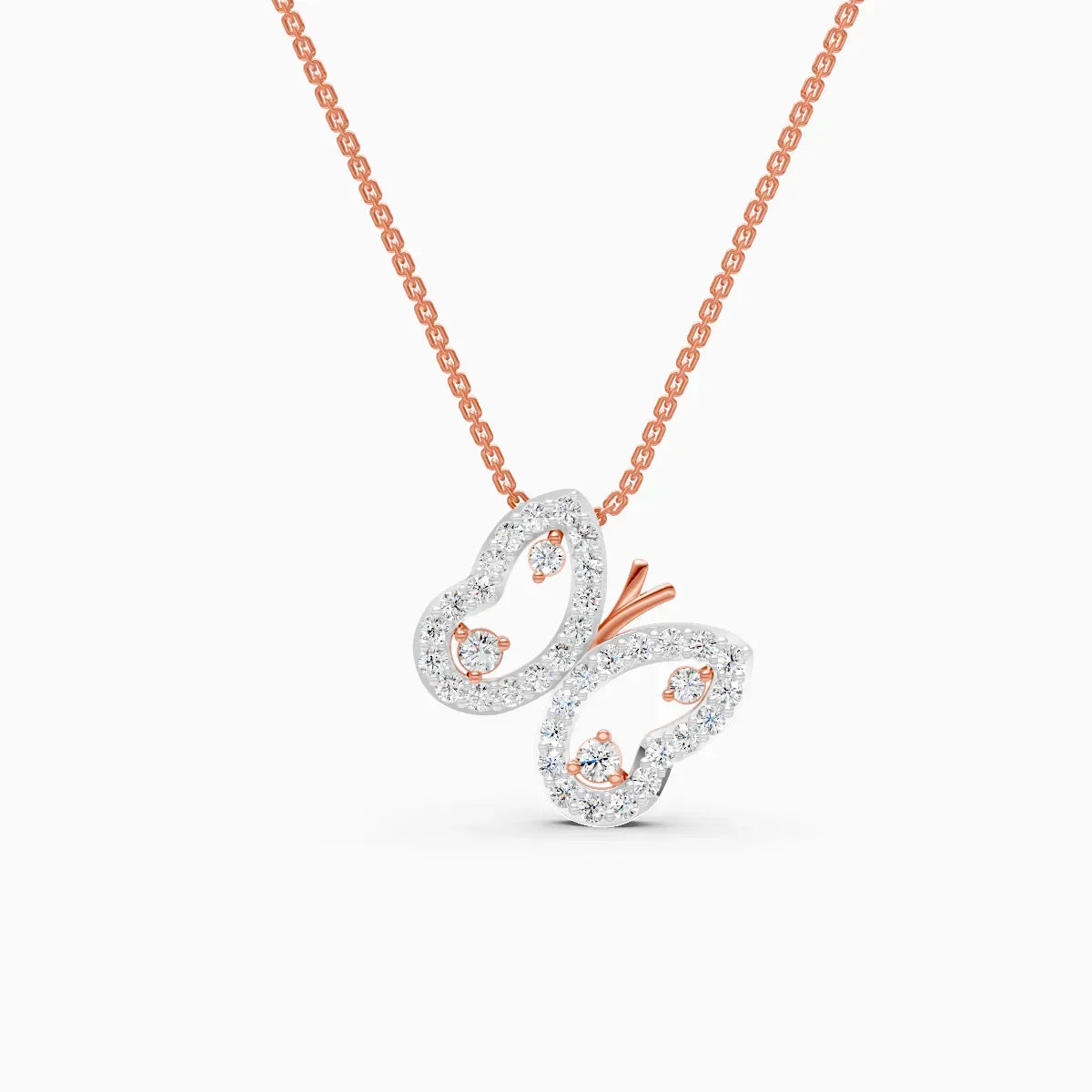 Vanya | Papillon Lab-Grown Diamond Necklace - Nivara