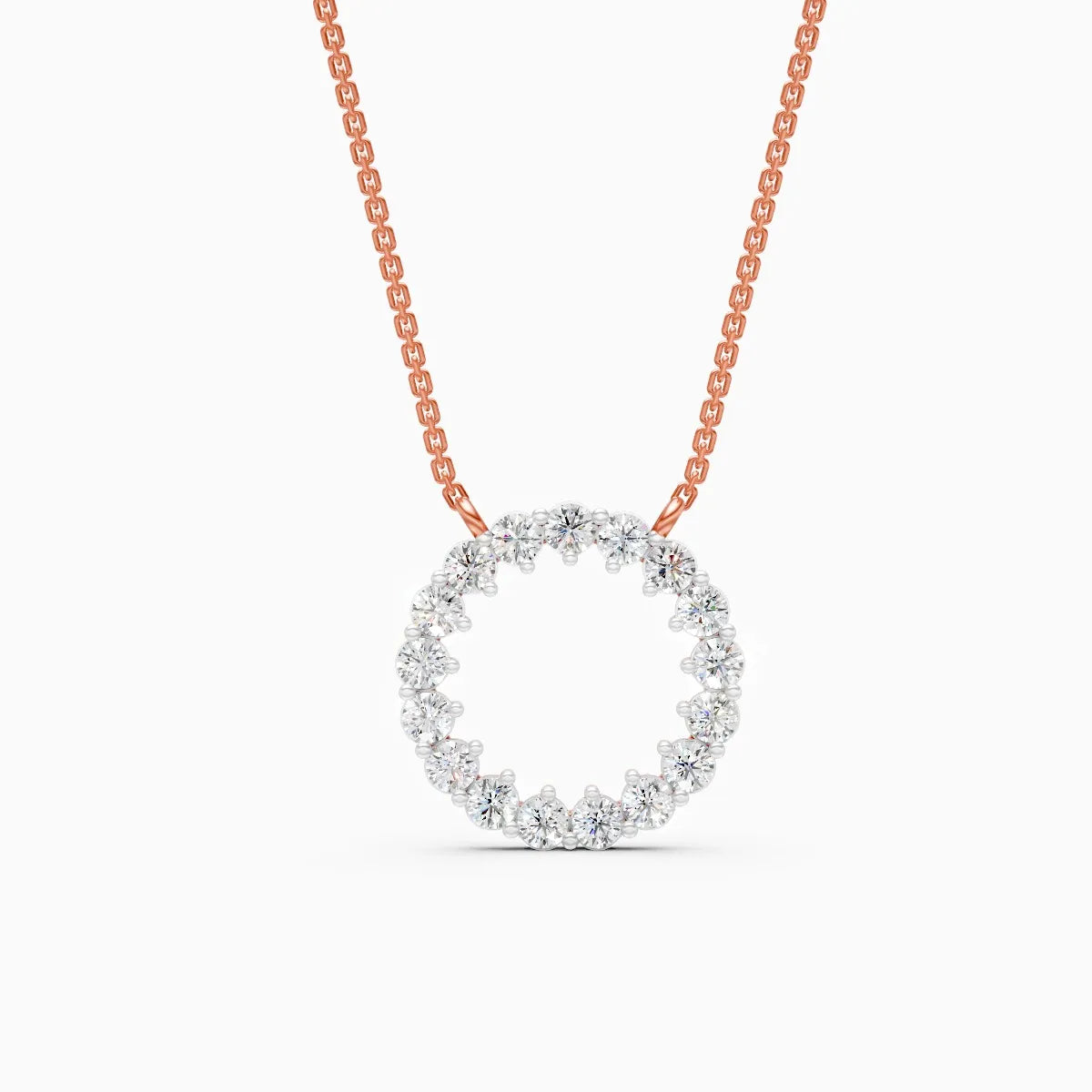MIra | Kite Halo Lab-Grown Diamond Pendant - Nivara