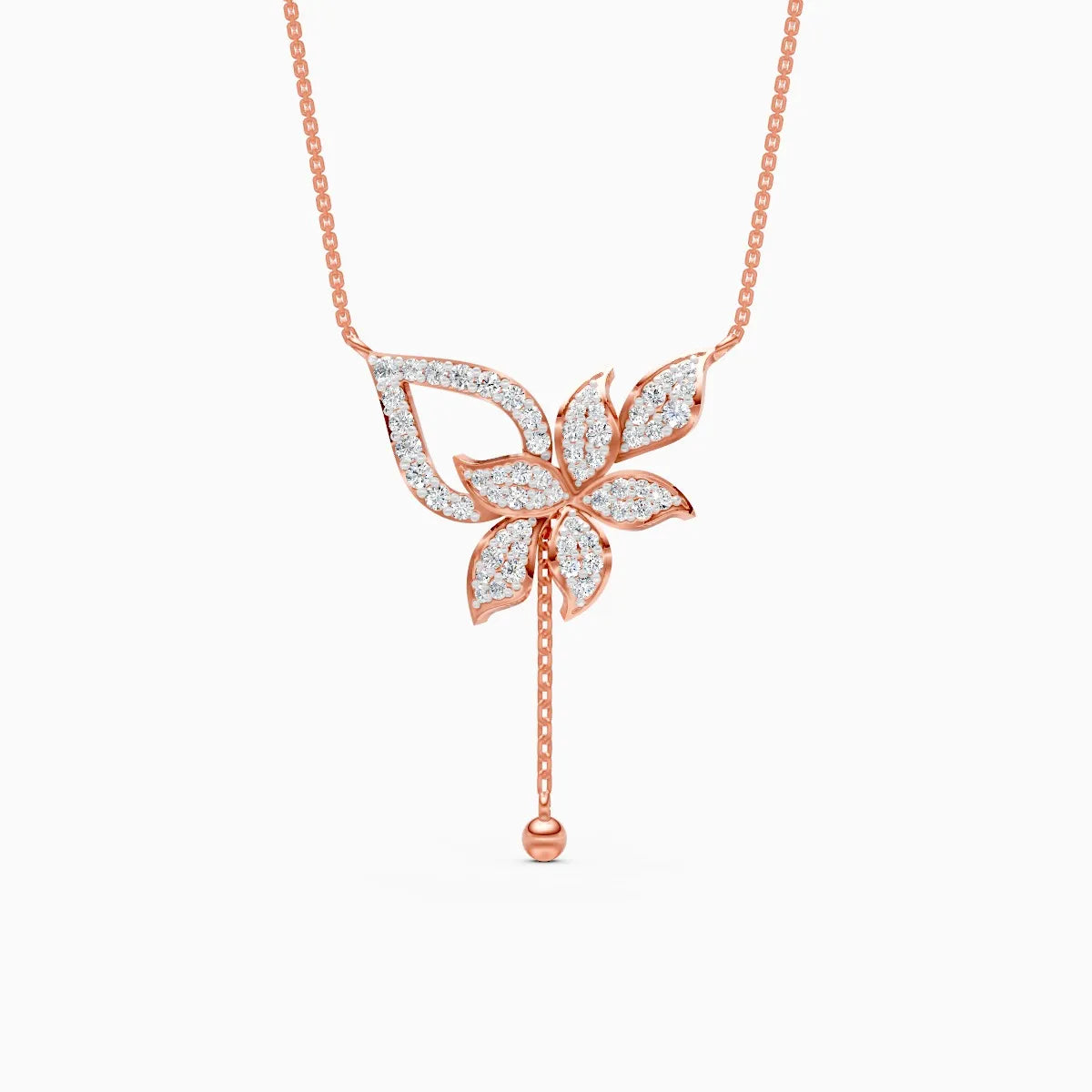 Flora | Petalwhisper Lab-Grown Diamond Pendant - Nivara