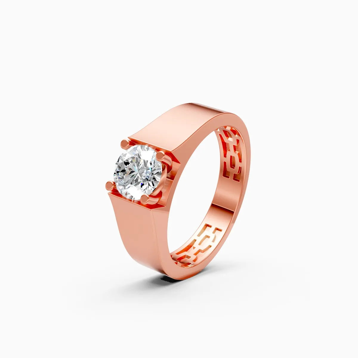 Mode | Echo Men's Solitaire Ring