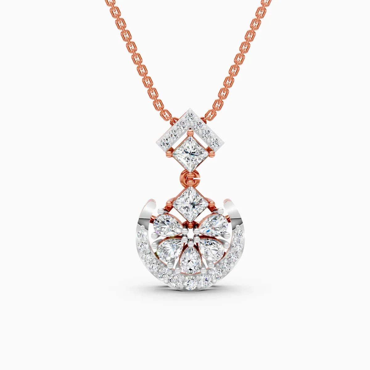 Flora | Anchor Lab-Grown Diamond Necklace - Nivara