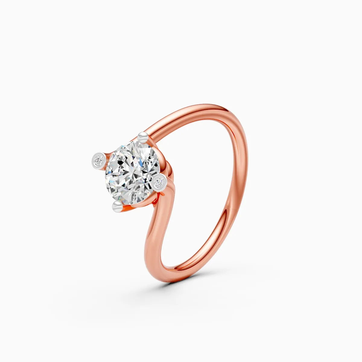 ��Mode | Round Lab Grown Diamond Minimal  Ring�� Rings VD_AYN��- Lab Grown Diamonds Jewellery