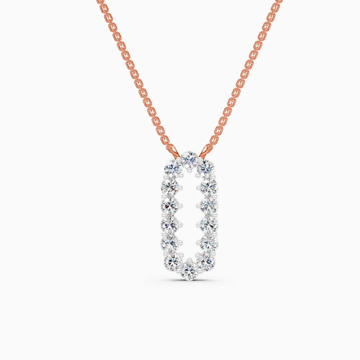 Mira | Halo Solitaire Lab-Grown Diamond Pendant - Nivara