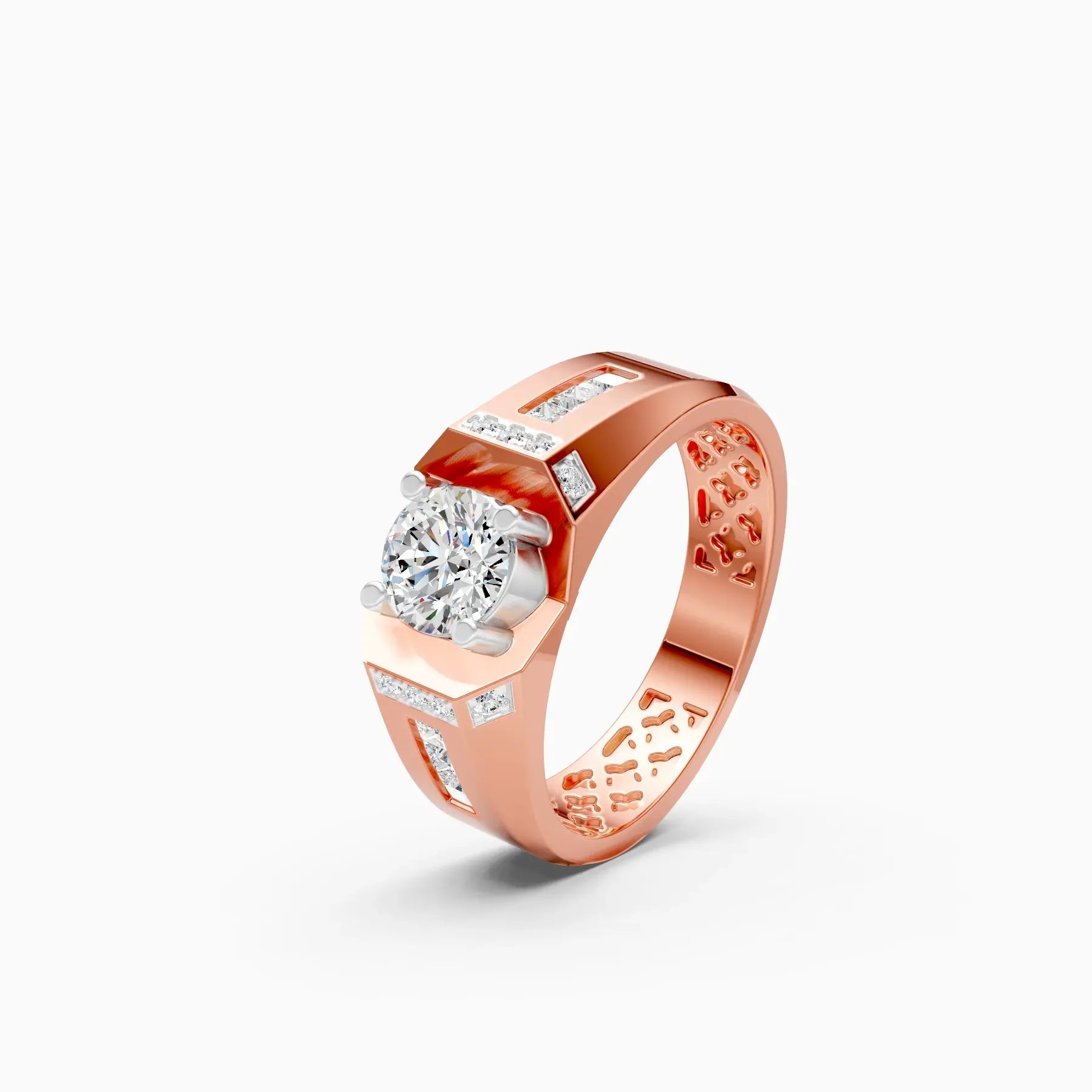 Mode | Vertex Men's Classic Solitaire Ring