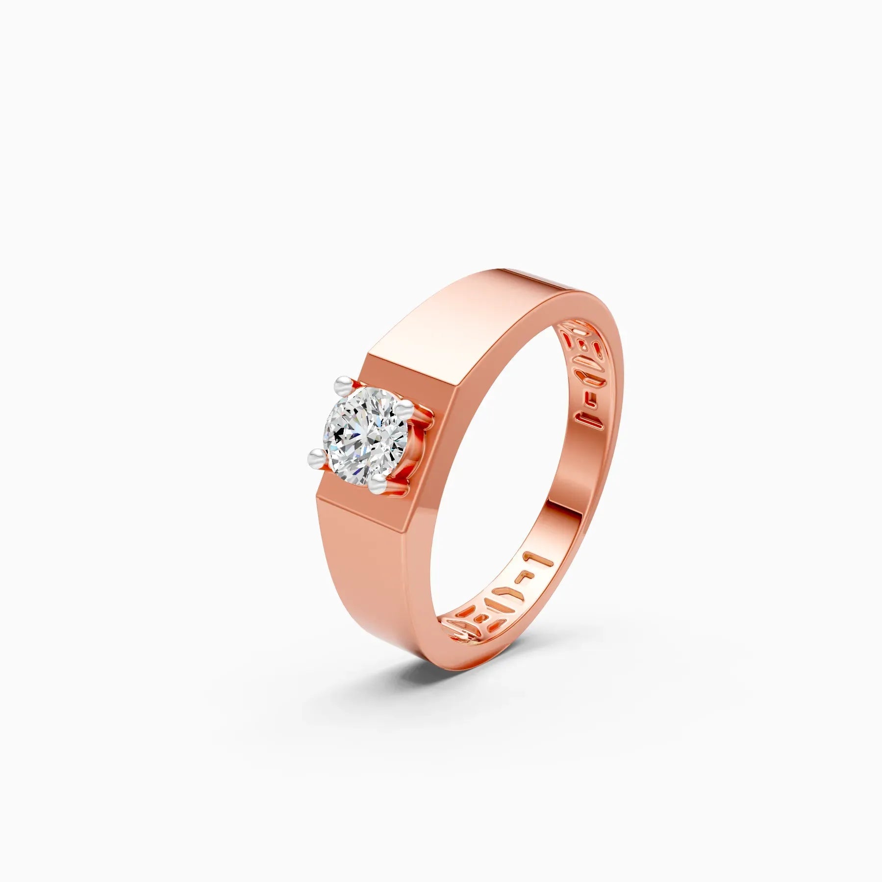 Veer | Eclipse Men's Solitaire Ring