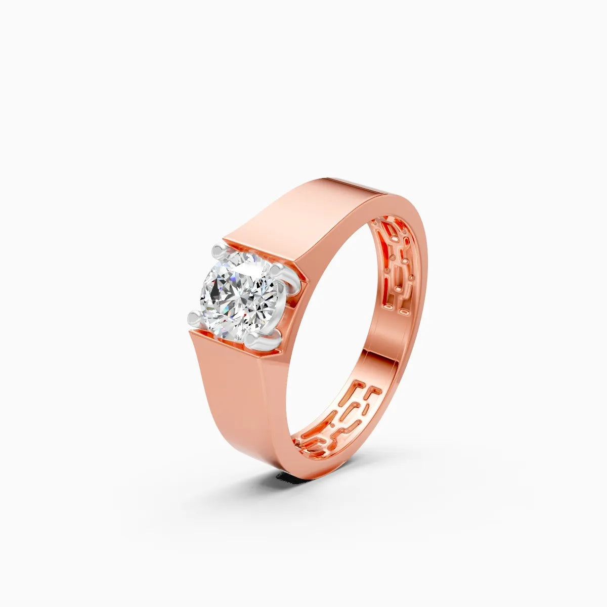 Mode | Helix Men's Geometric Solitaire Ring