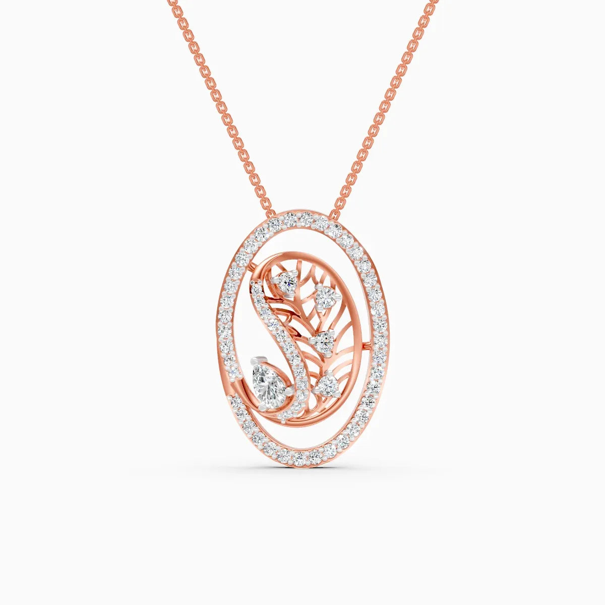 Flora | Whirl Lab-Grown Diamond Necklace - Nivara