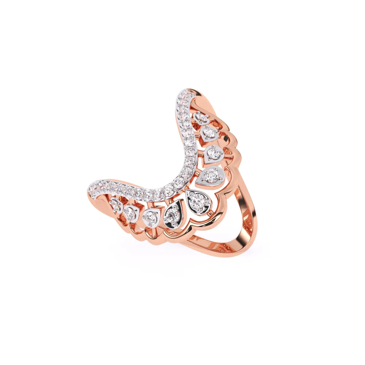 ��Mode | Round Lab Grown Diamond Vanki Ring�� Rings VD_AYN��- Lab Grown Diamonds Jewellery