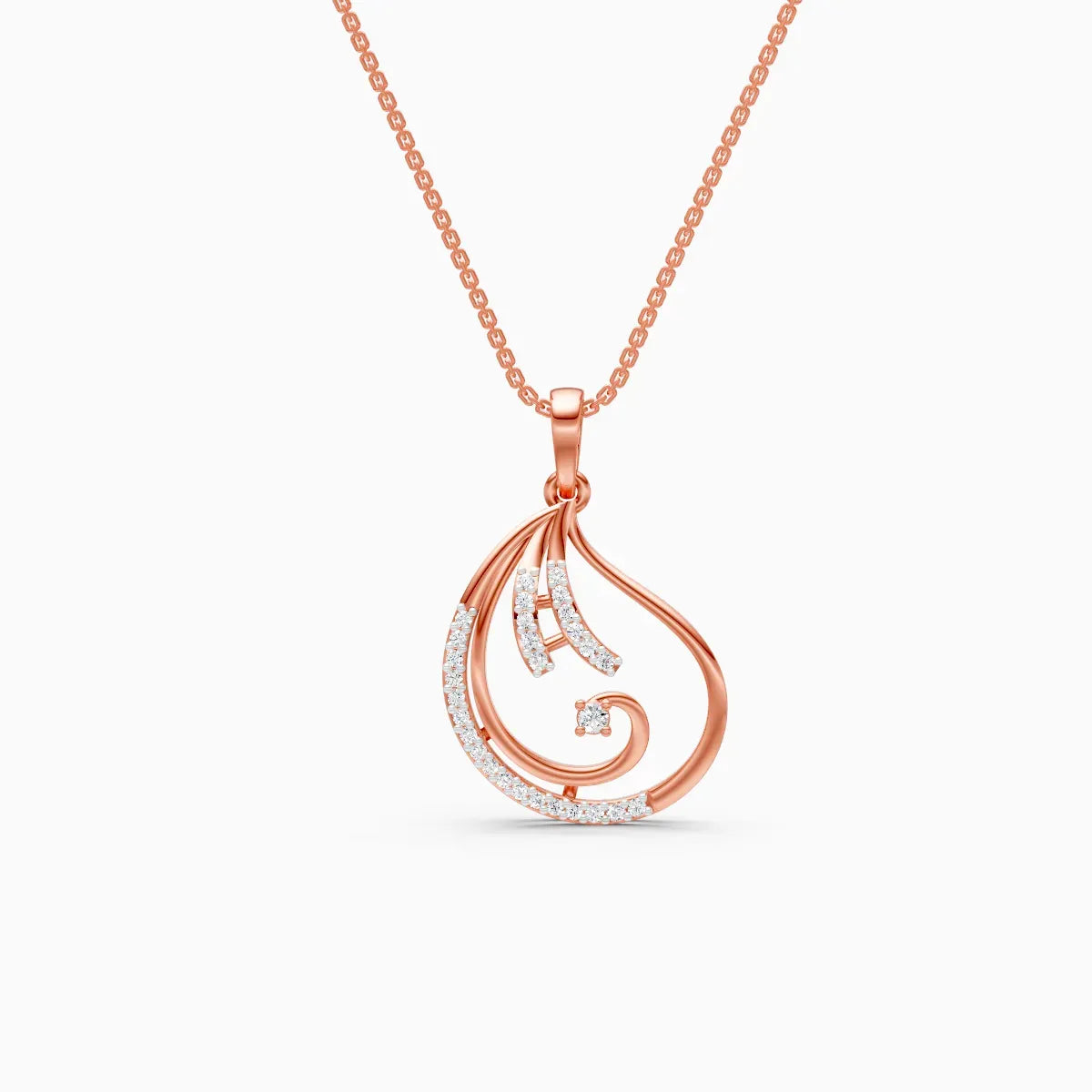 Aroha | Silken Lab-Grown Diamond Pendant - Nivara