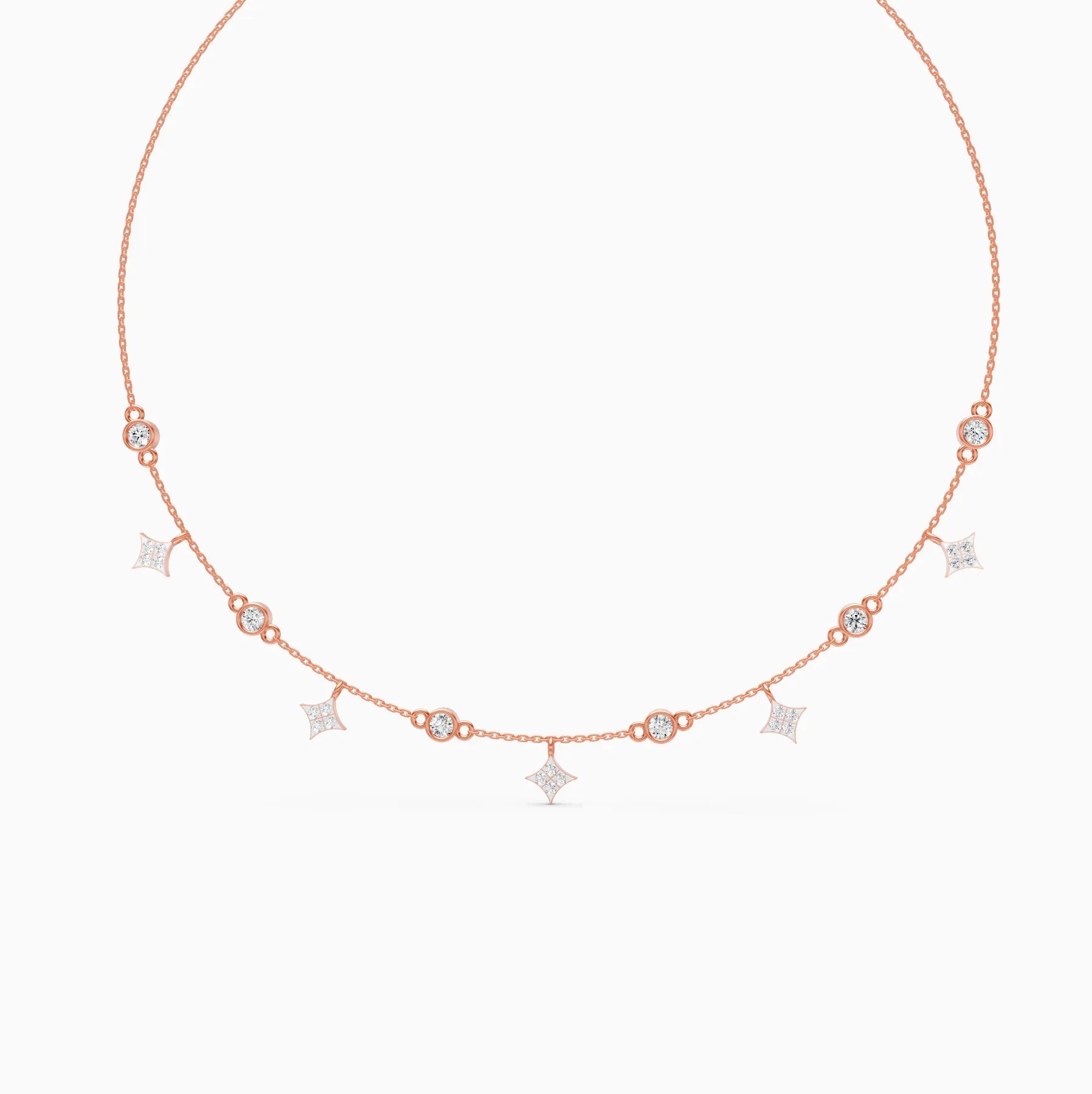 Celestia | Stardrift Lab-Grown Diamond Necklace - Nivara