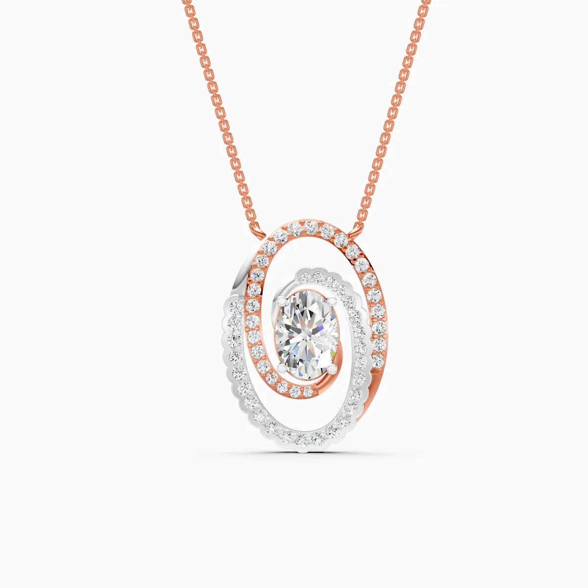 Aroha | Halo Vow Lab-Grown Diamond Pendant
