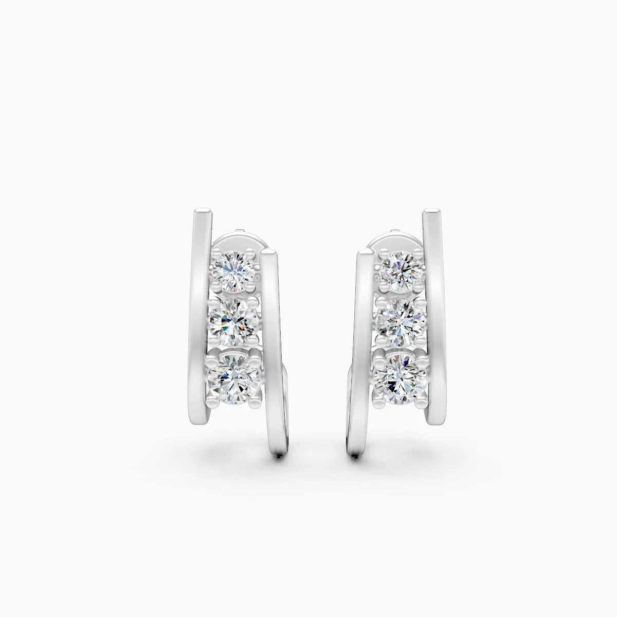 Mode | Underline Lab-Grown Diamond Earrings