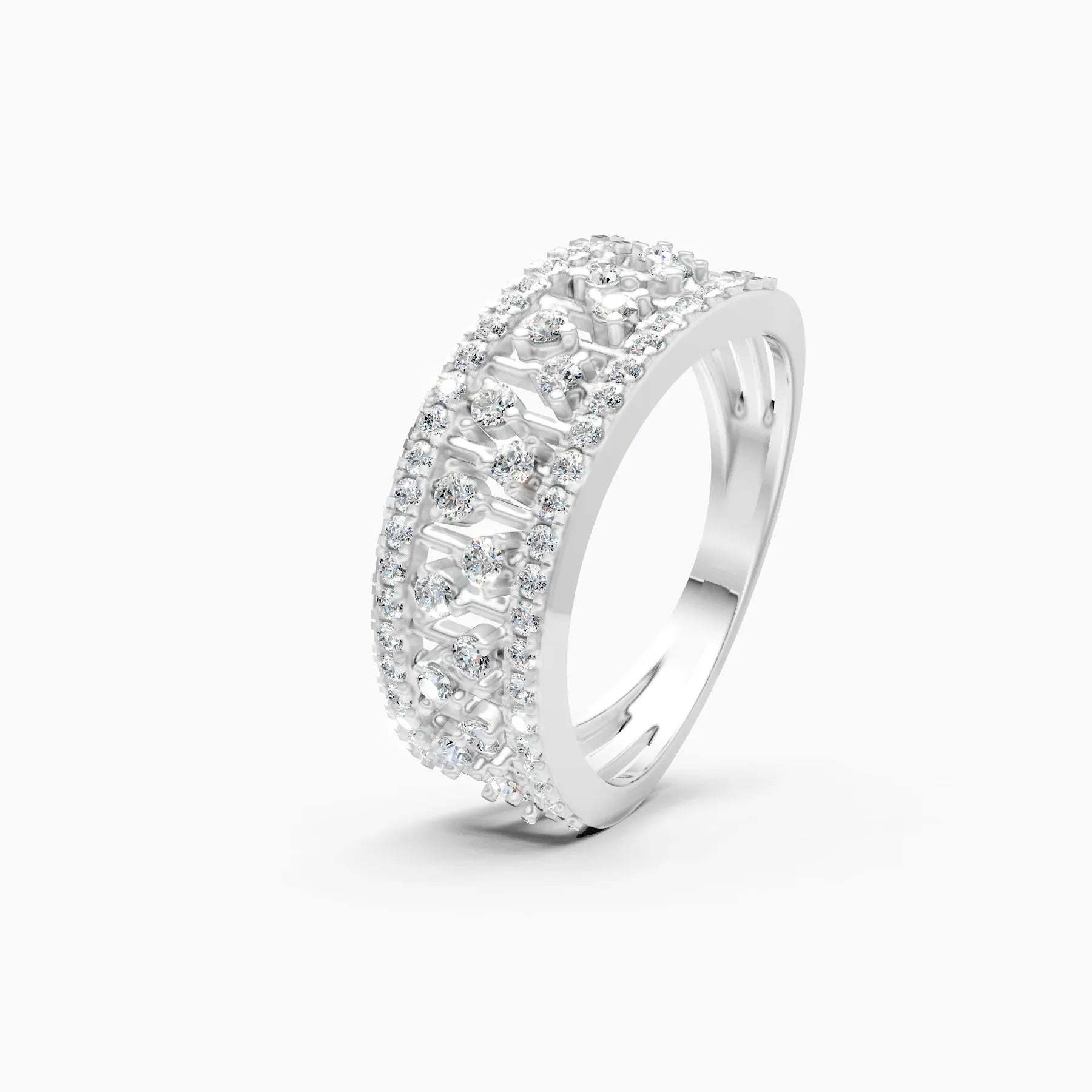 ��Celestia | Round Lab Grown Diamond Cluster Ring�� Rings VD_AYN��- Lab Grown Diamonds Jewellery