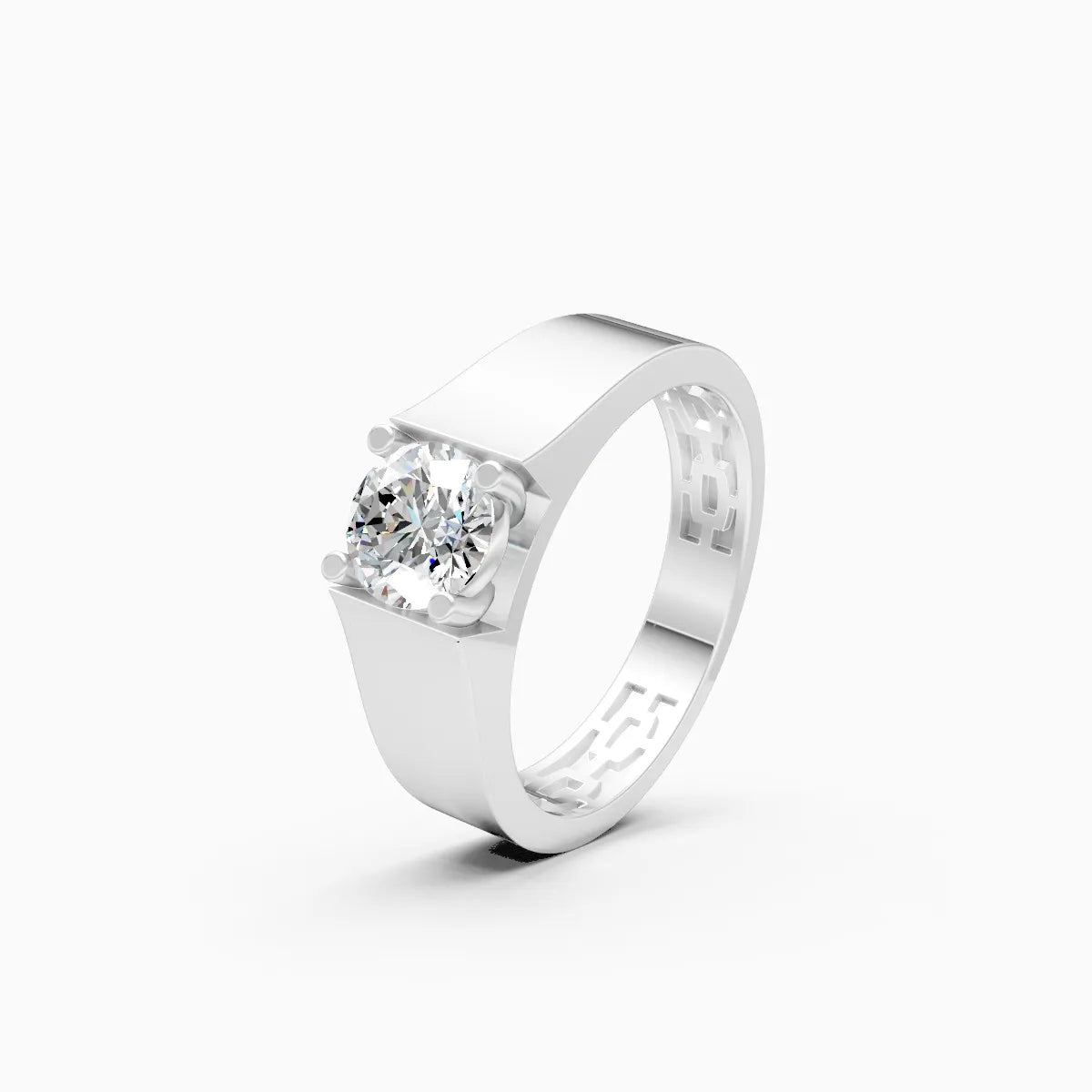 Mode | Echo Men's Solitaire Ring