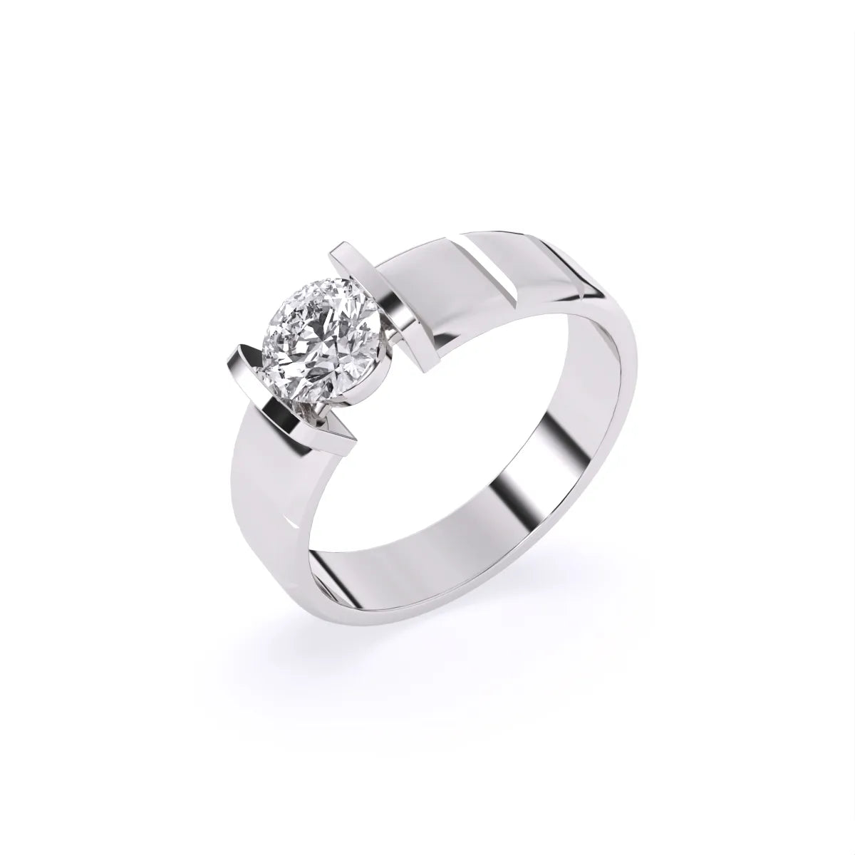 Veer | Cipher Men's Single-Stone Minimalist Ring
