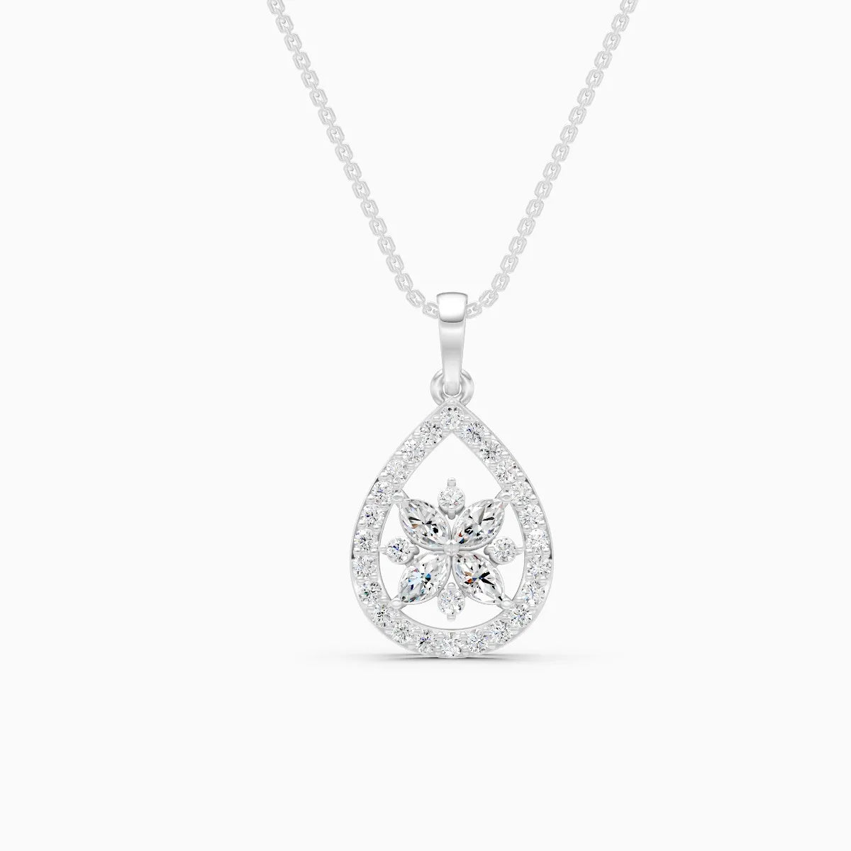 Flora | Rose Drift Lab-Grown Diamond Pendant