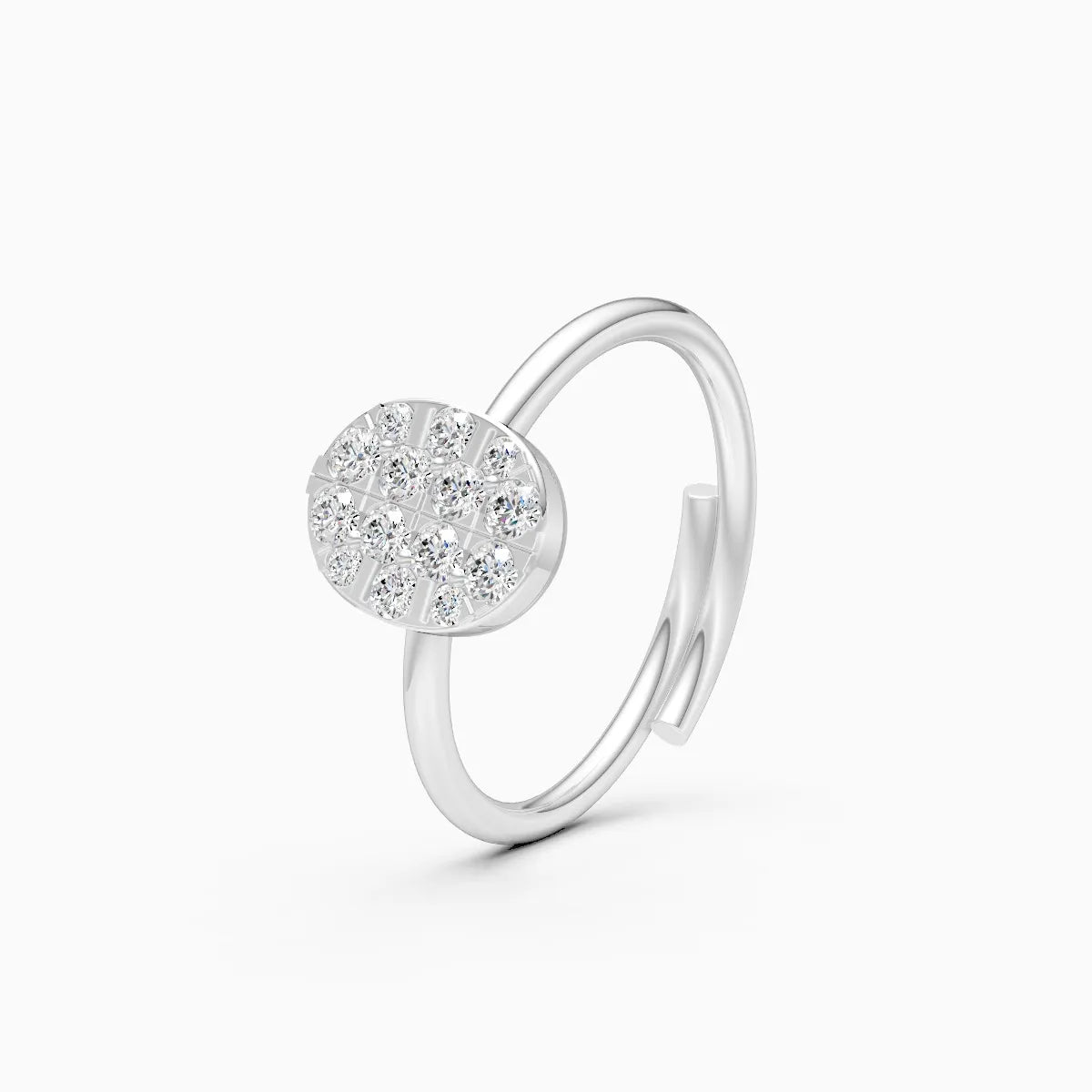 ��Celestia | Round Lab Grown Diamonds Oval Ring�� Rings VD_AYN��- Lab Grown Diamonds Jewellery