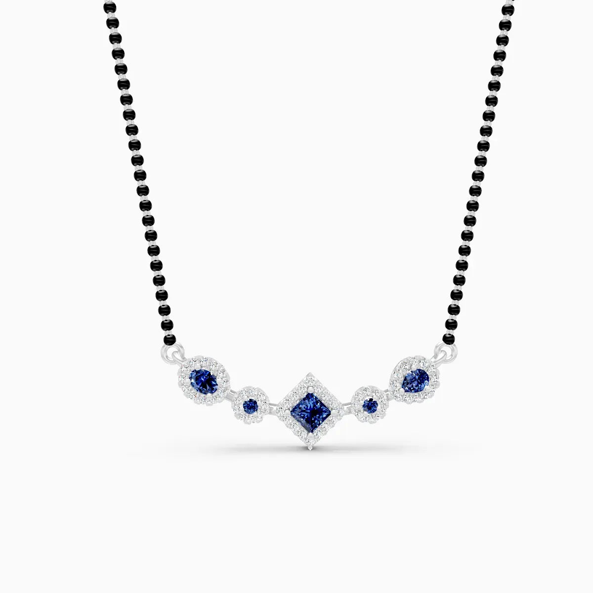 Mira | Halo Light Lab-Grown Diamond Mangalsutra