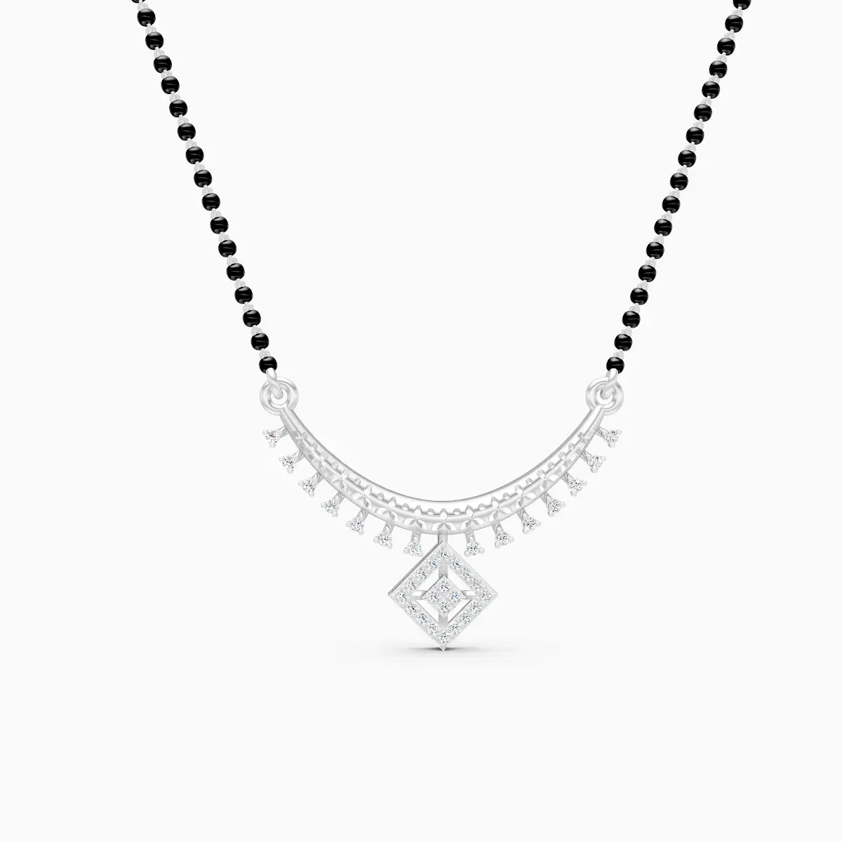 Rupak | Center Vow Lab-Grown Diamond Mangalsutra