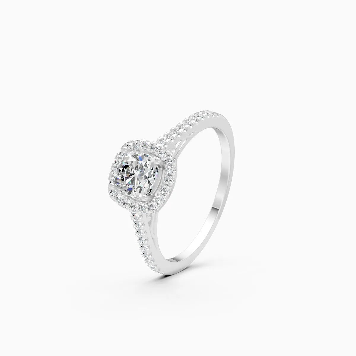 ��Mira | Cushion-cut Diamond with Halo Ring�� Rings VD_AYN��- Lab Grown Diamonds Jewellery