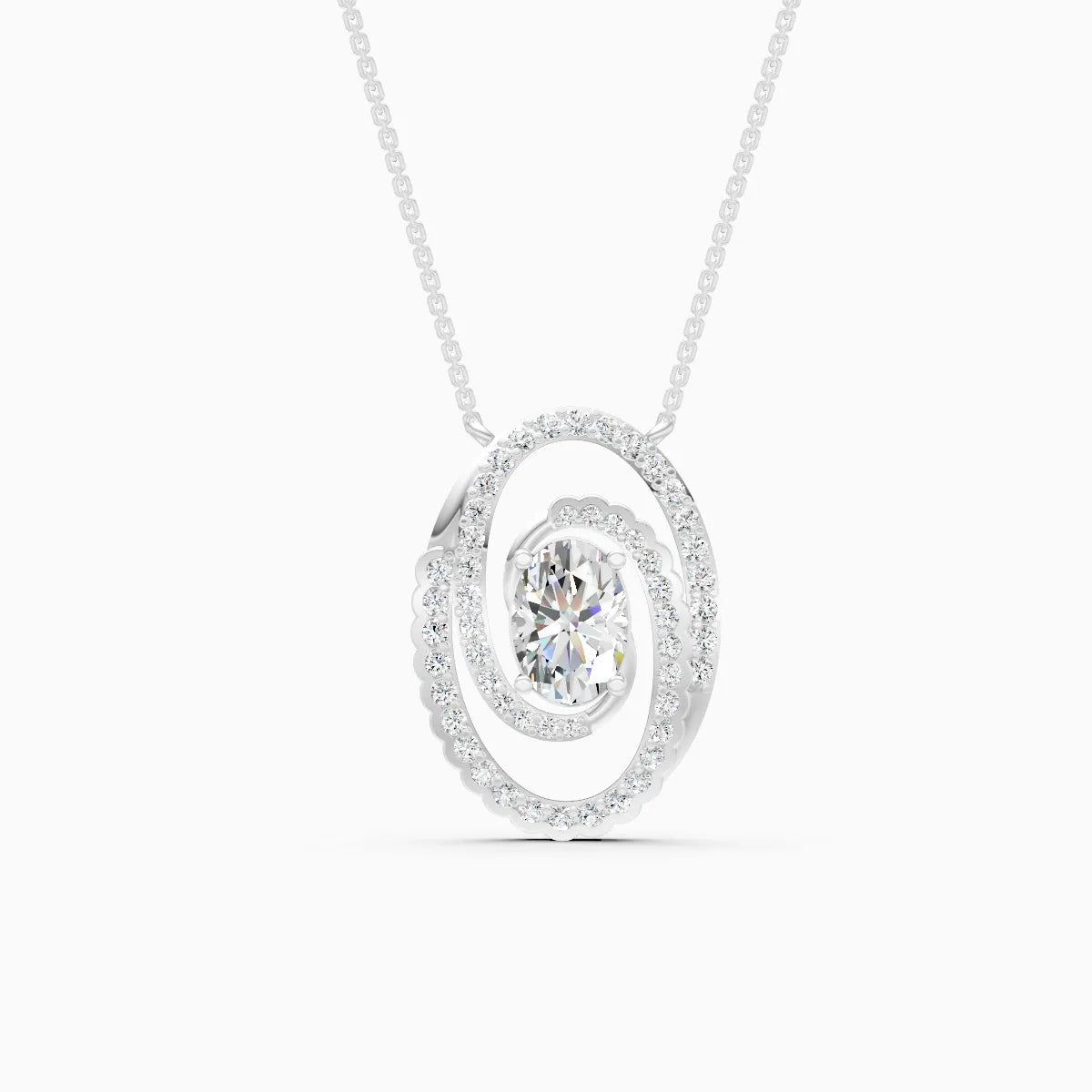 Aroha | Halo Vow Lab-Grown Diamond Pendant