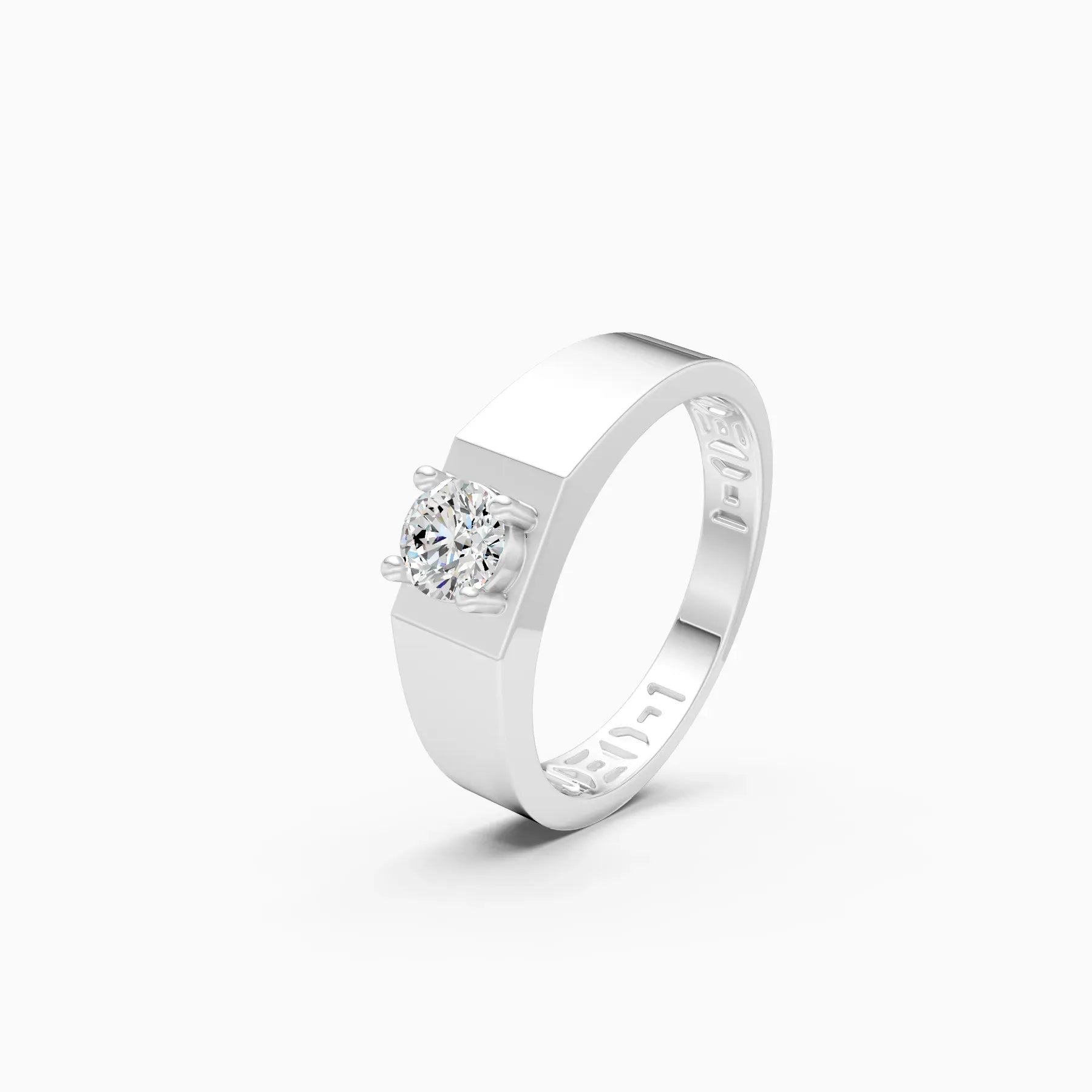 Veer | Eclipse Men's Solitaire Ring