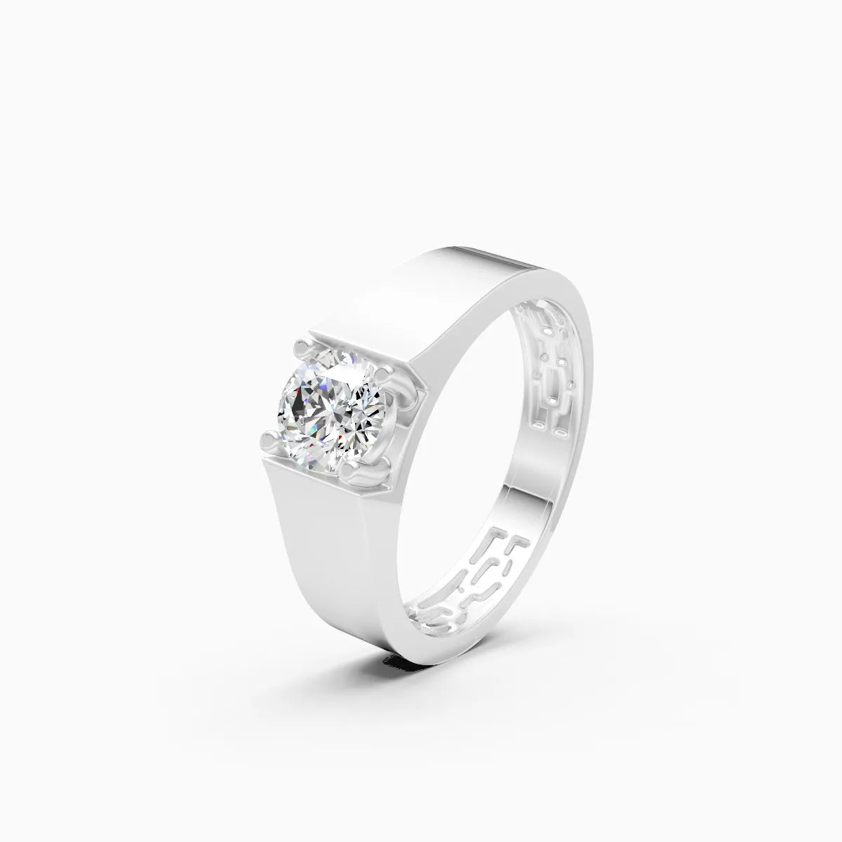 Mode | Helix Men's Geometric Solitaire Ring