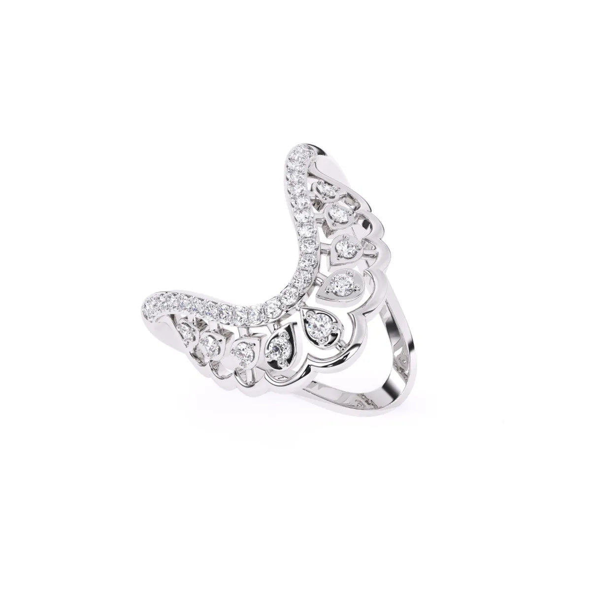 ��Mode | Round Lab Grown Diamond Vanki Ring�� Rings VD_AYN��- Lab Grown Diamonds Jewellery