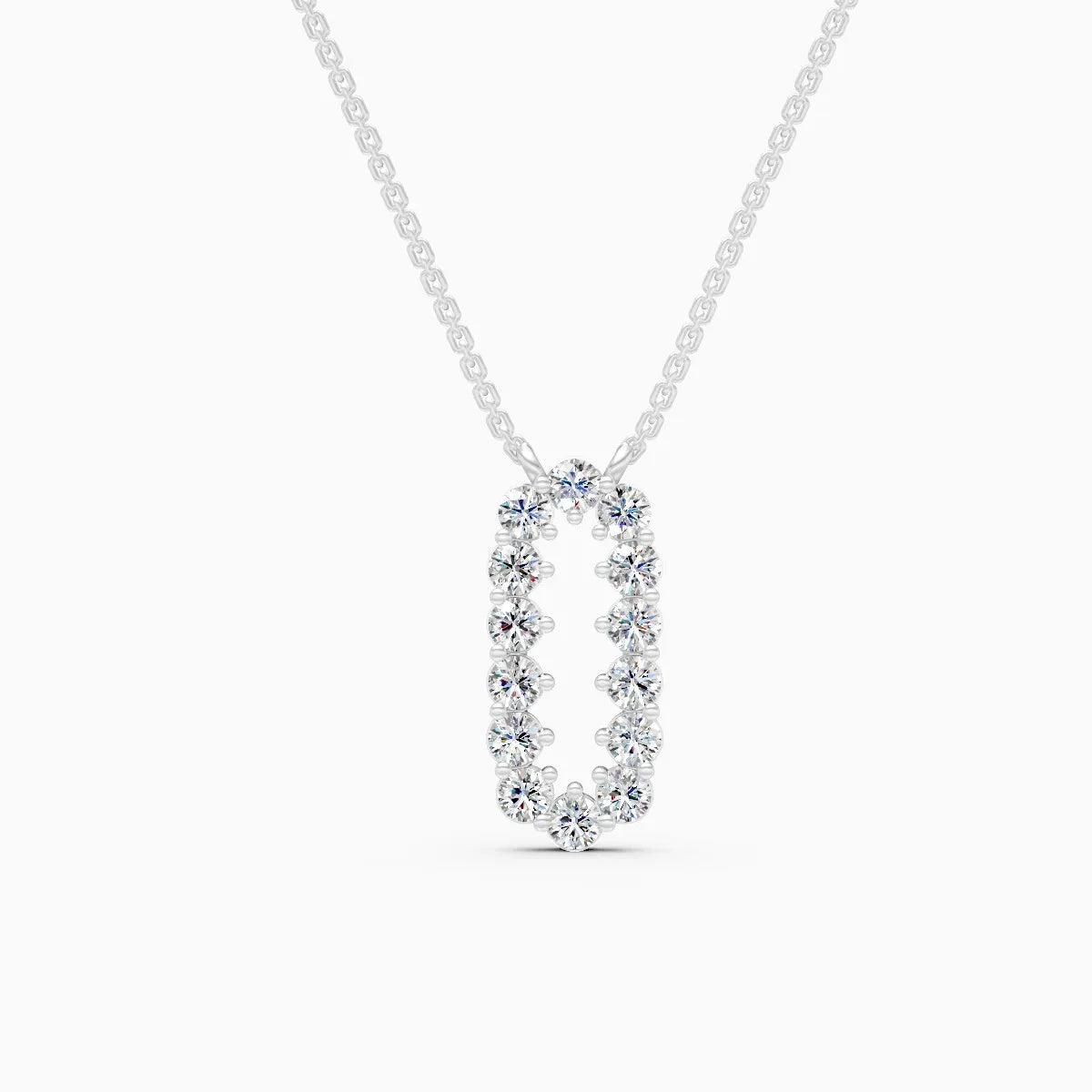 Mira | Halo Solitaire Lab-Grown Diamond Pendant