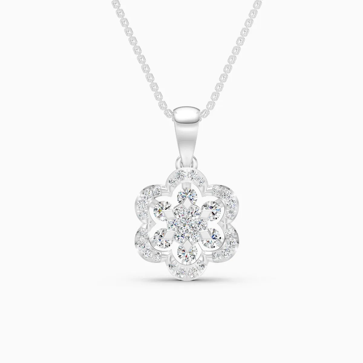 Flora | Dawn Bloom Lab-Grown Diamond Pendant